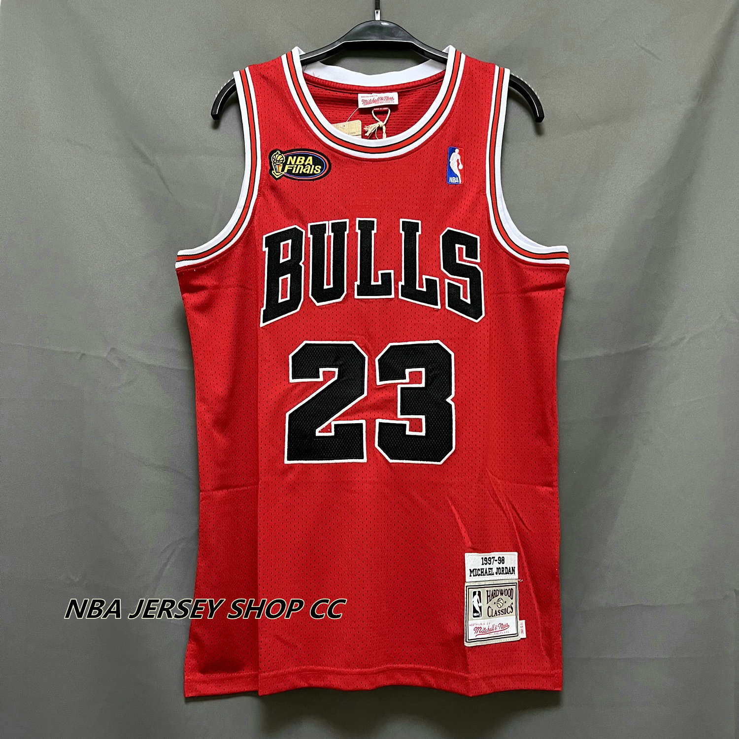 Vtg Michael Jordan Jersey #23 Chicago Bulls Champion Size Mens 40 M Black