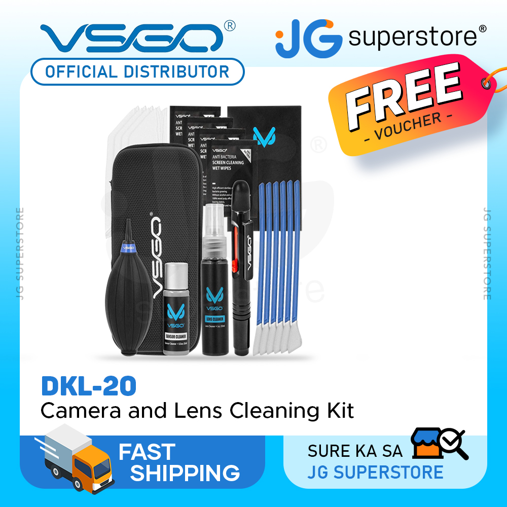 VSGO DKL20 Professional DSLR Camera Sensor, Lens, Filter, Screen for CCD and CMOS Cleaning Kit