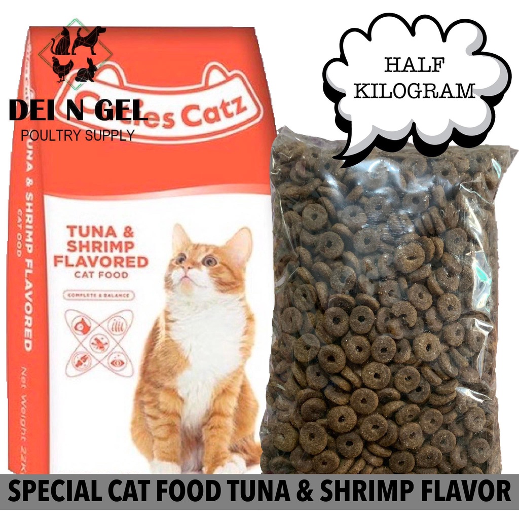 Cuties Catz Tuna Shrimp Flavor Dry Cat Food (Half Kg)♣ Lazada PH