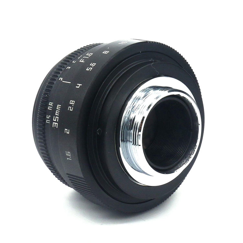 Mini 35mm F1.6 APS-C Television TV Lens/CCTV Lens For 16mm C Mount Camera