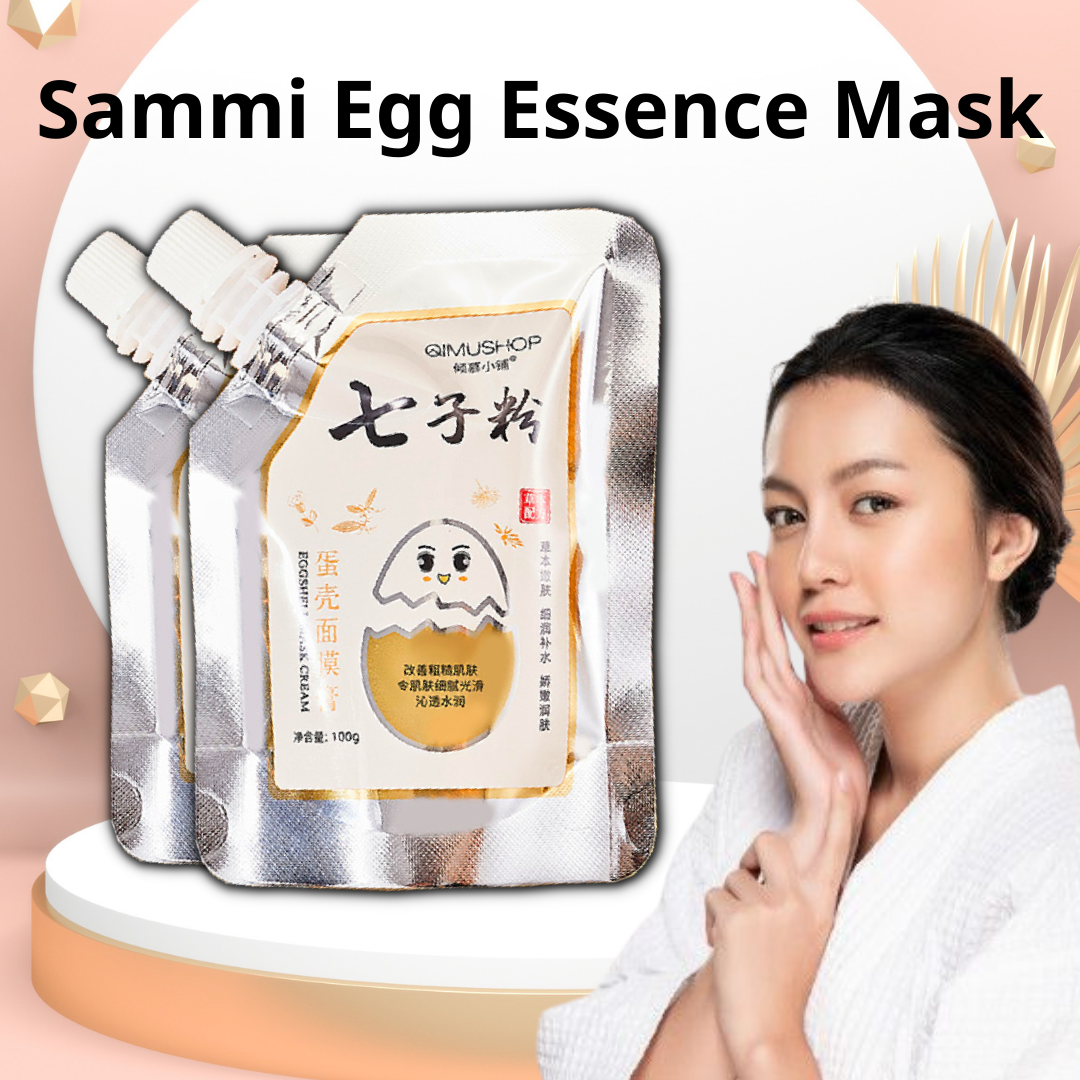Egg Essence Mask Sammi hydrating egg shell yeast cream, facial mask skin care face mask natural