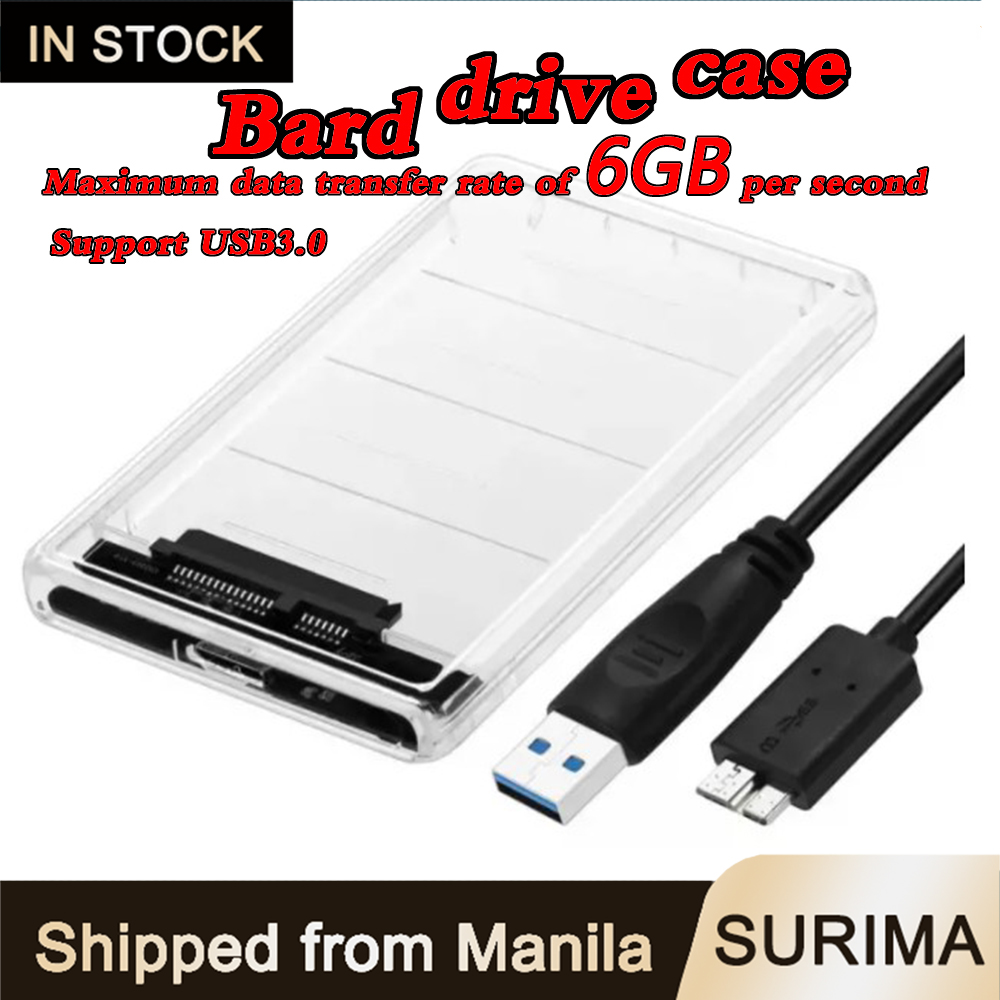 HDD Enclosure 2.5 Enclosure SDD and HDD Enclosure Case USB 3.0 To SATA