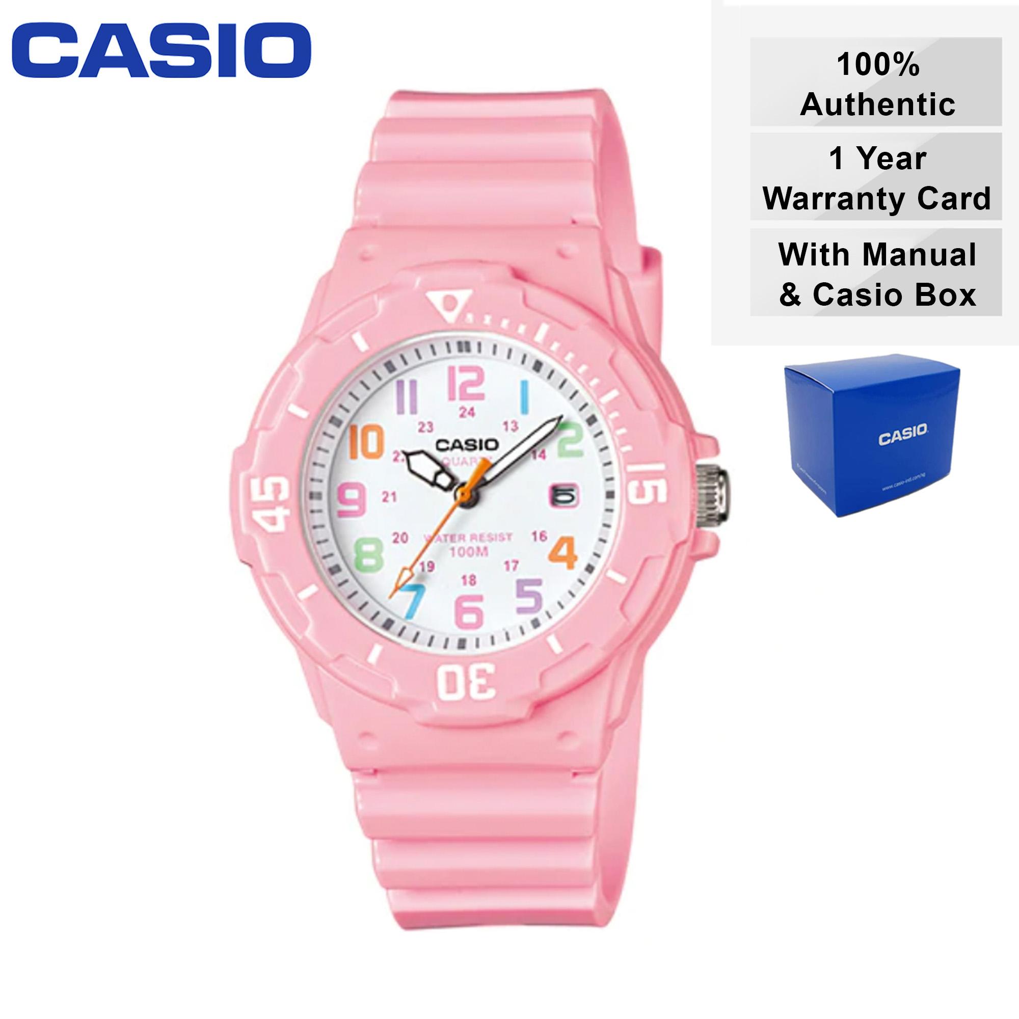 casio pink watch