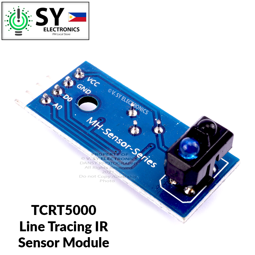 Tcrt Pins Ir Infrared Analog And Digital Line Tracking Line