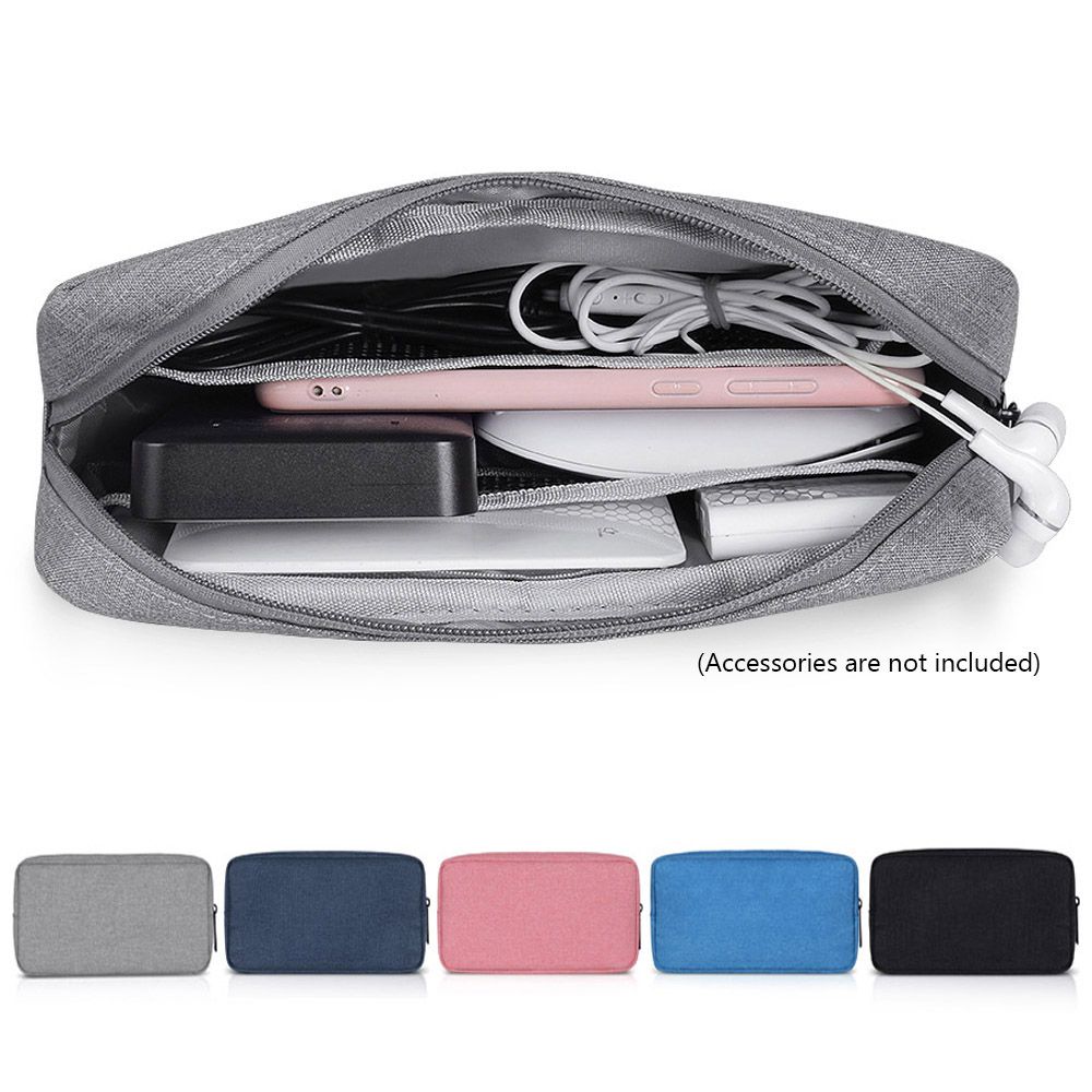 Travel HDD Storage Bag Digital Accessories Gadget Devices Pouch Makeup Cover 