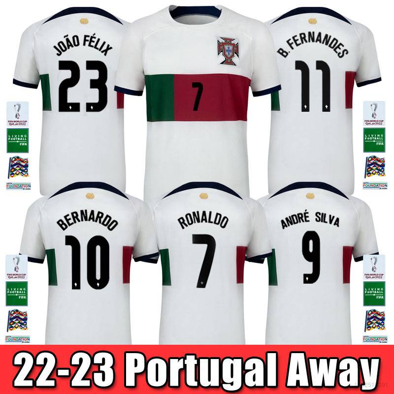 Portugal National Team 2022/23 Stadium Away (Cristiano Ronaldo) Men's Nike  Dri-FIT Soccer Jersey.