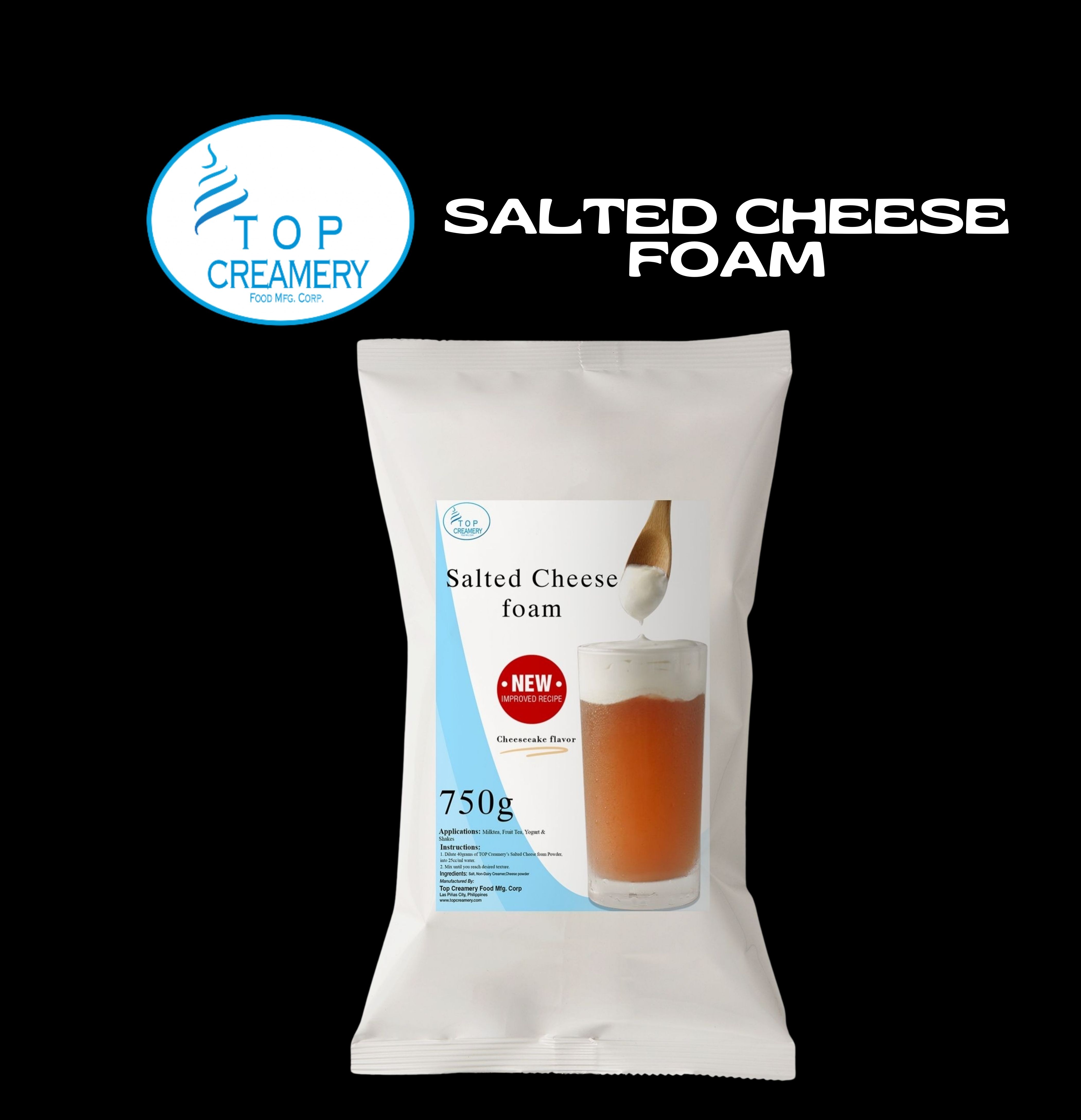 TopCreamery Salted Cheese Foam (750g) * Cheese Flavor Lazada PH