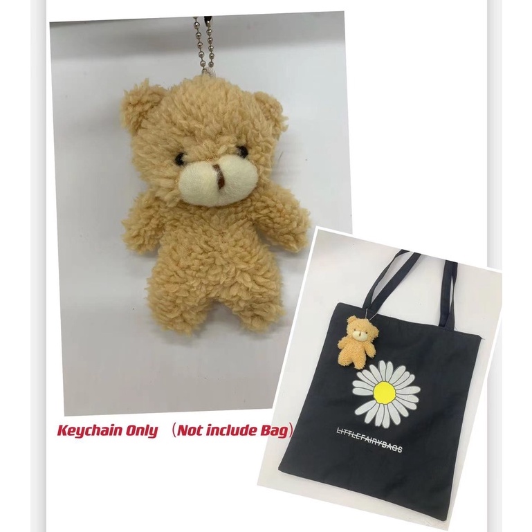 VG Korean New Fashion Canvas Tote Bag Black White Canvas Shoulder Bag