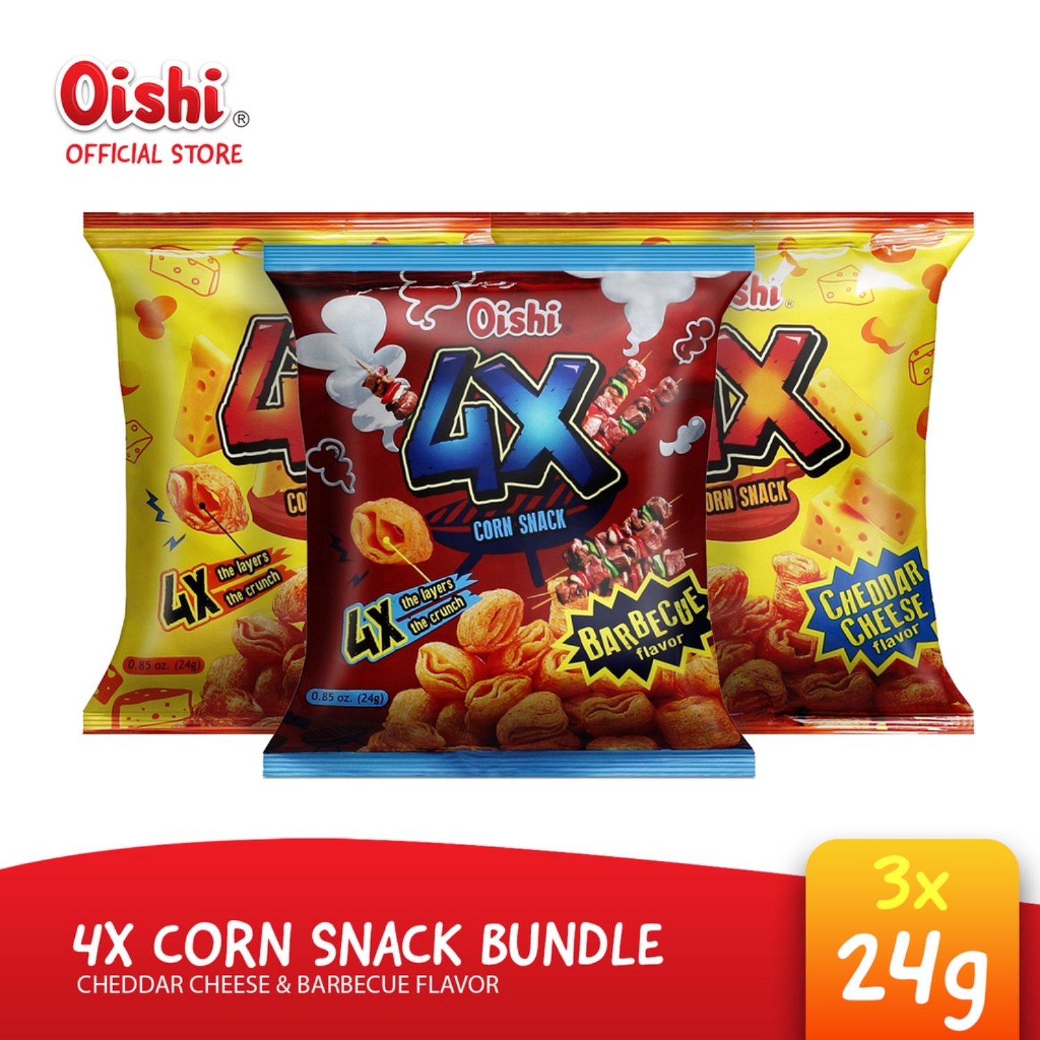 Oishi 4x Corn Snack Bundle Lazada Ph