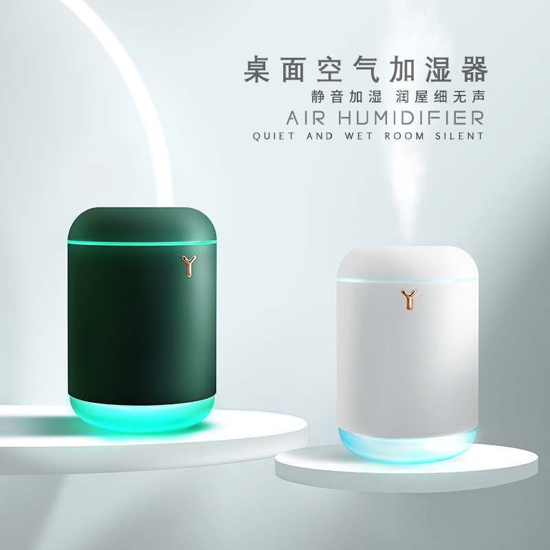 Gambar [READY STOCK]Portable Wireless Double Spray Car Humidifier Air Humidifier Aroma Diffuser Air Purifier Disinfection spray USB Rechargeable Ultrasonic Air Humidificador With Atmosphe