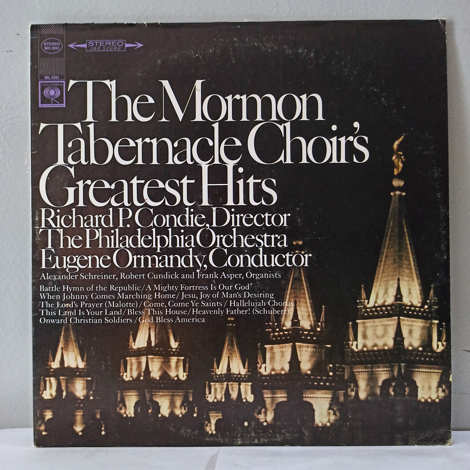Mormon Tabernacle Choir, Eugene Ormandy ‎ The Mormon Tabernacle Choir