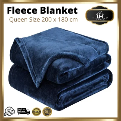Lucky Homedeals Super Soft Luxurious Coral Fleece Blanket Sofa Cover Bedspread Flannel Blankets | Malambot na kumot | Microfiber Travel Blanket 200x180cm