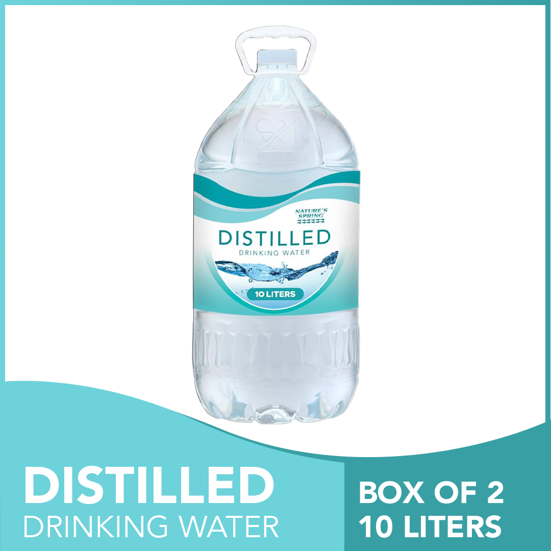 Nature's Spring Distilled Water 10 Liters Lazada PH