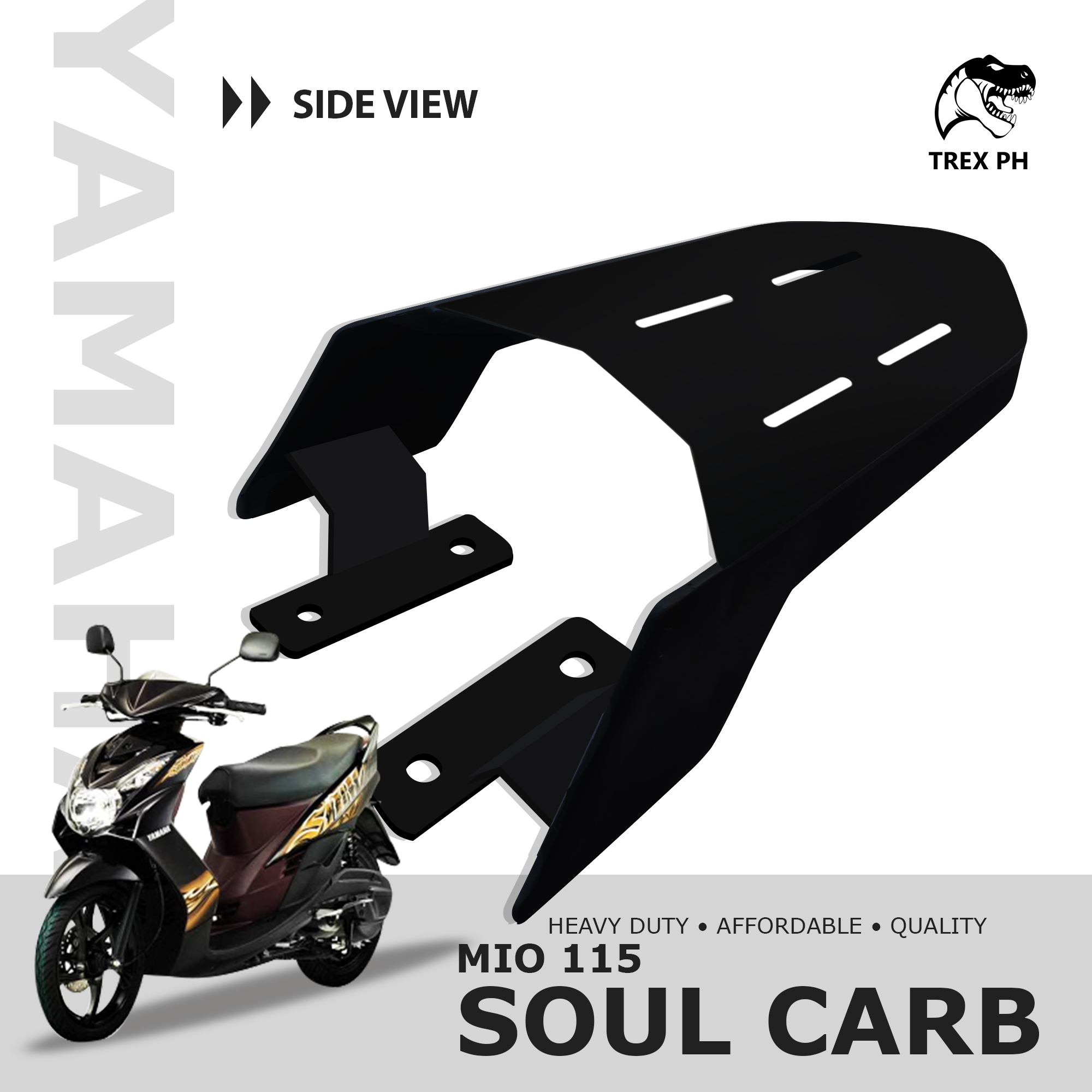 Yamaha Mjo Rack Yamaha Mio Soul 115 Carb Rack Bracket | Heavy Duty | Affordable ...