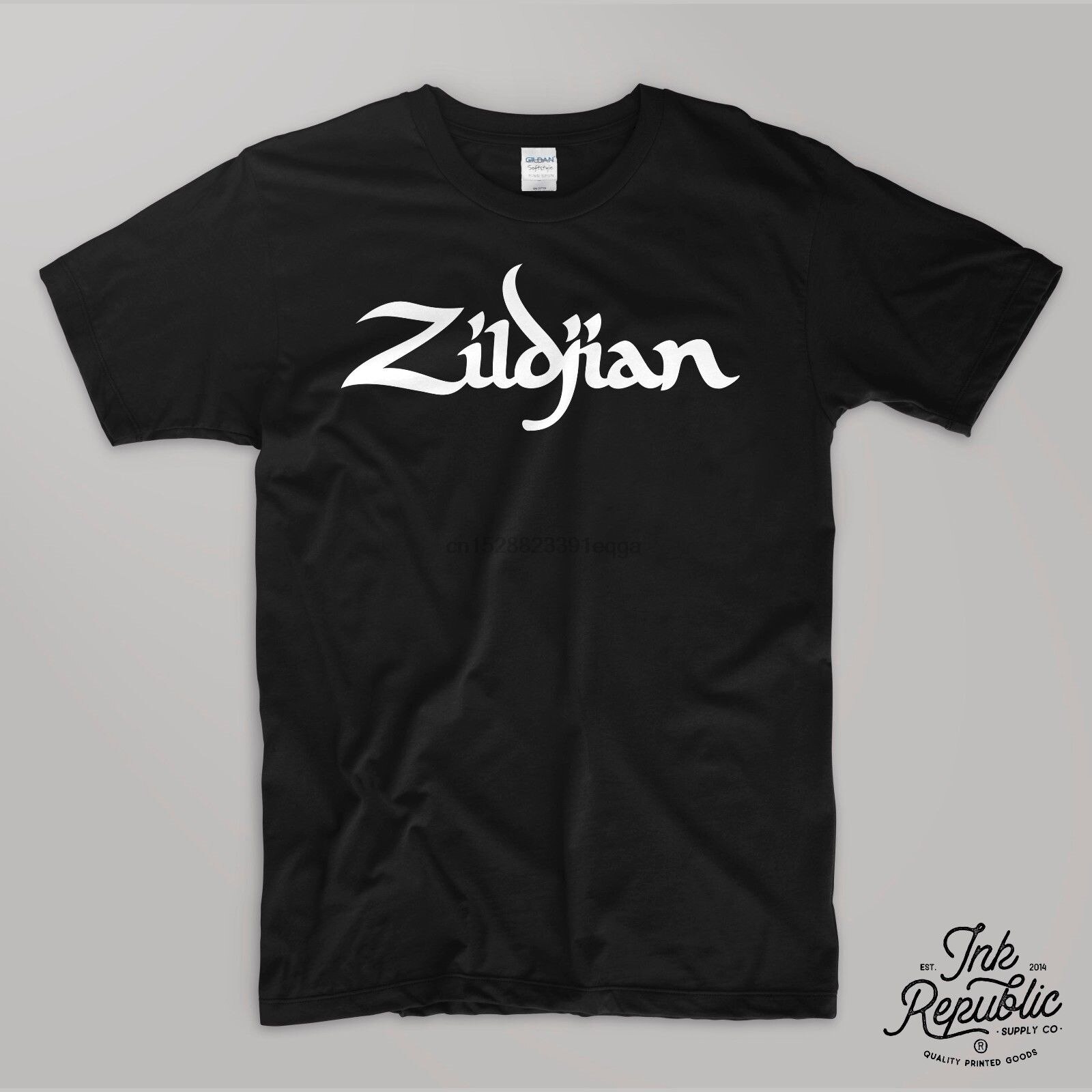 Zildjian Cymbals TShirt Drums Sabian K Custom Gig Drummer Tee Cheap