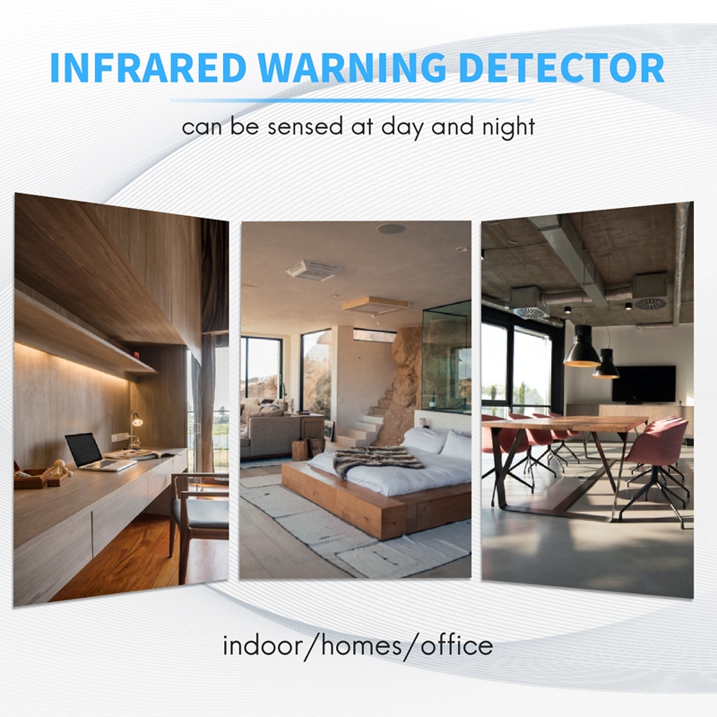 12V Wired Dual PIR Motion Sensor Infrared Probe Burglar Alarm Detector Home Security System