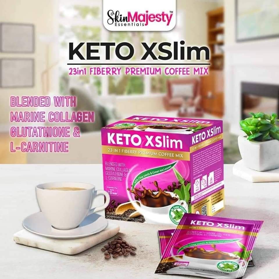 Keto Xslim Slimming and Whitening Coffee 23 in 1 Lazada PH