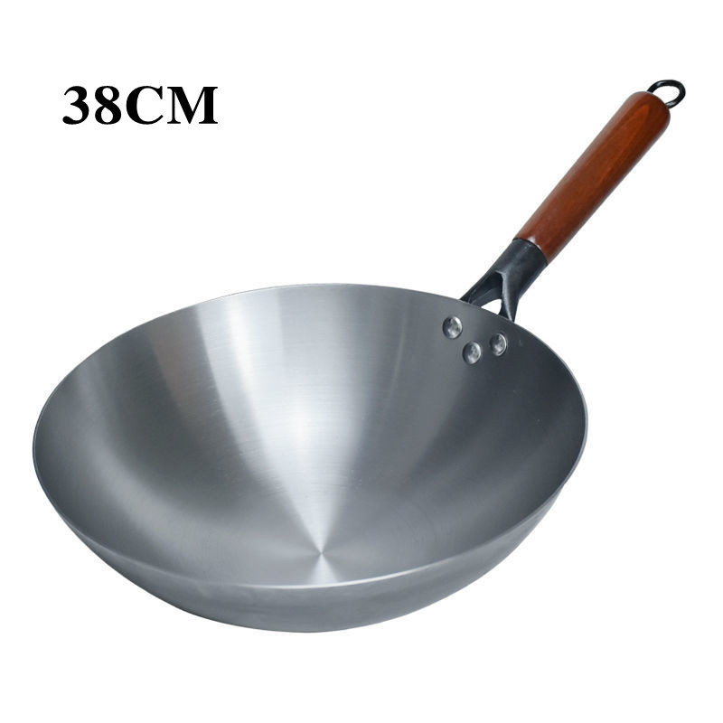 36/38CM wok pan non stick original kawali with takip nonstick frying