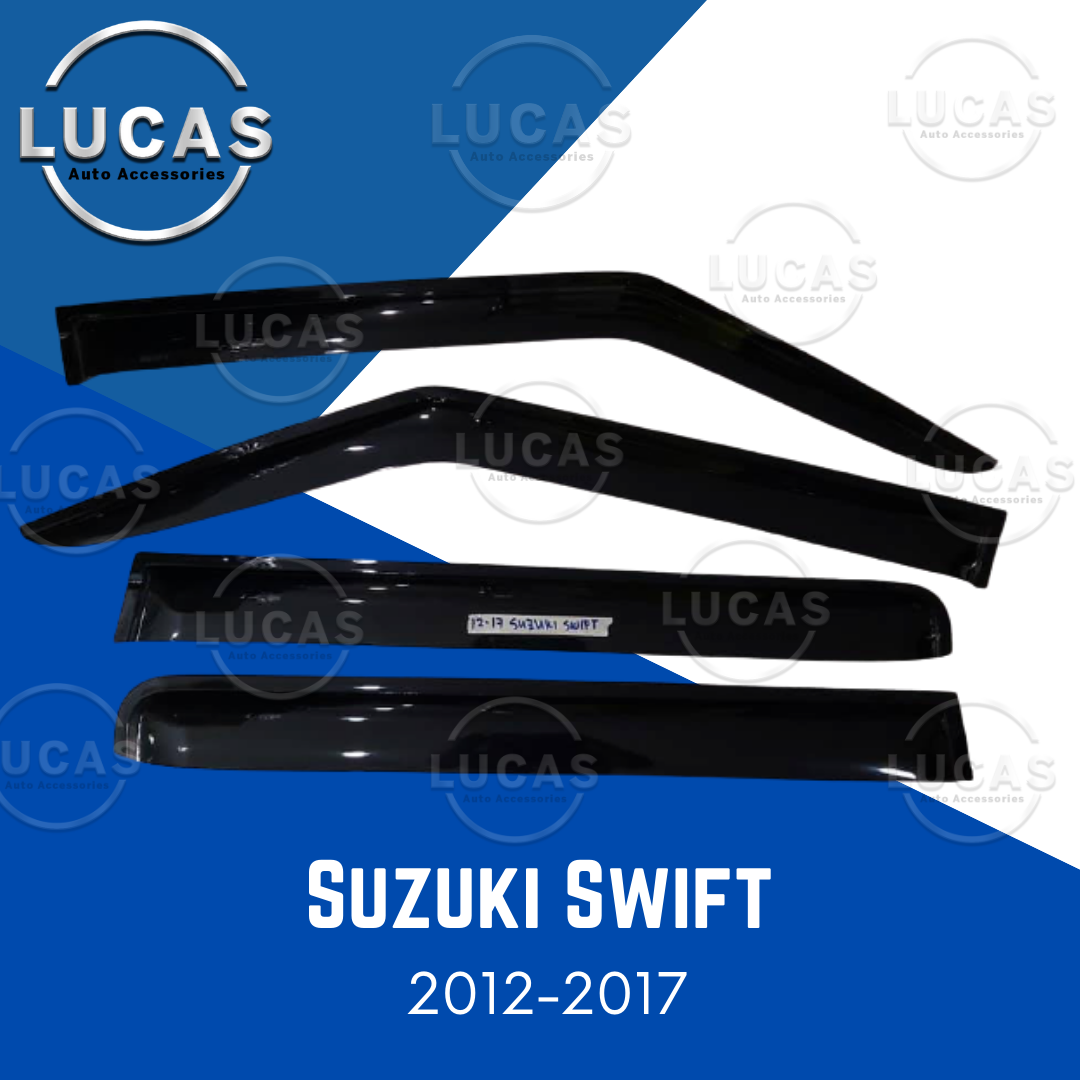 DOOR VISOR for Suzuki Swift 20122017 HATCH Rain Guard Wind Deflector