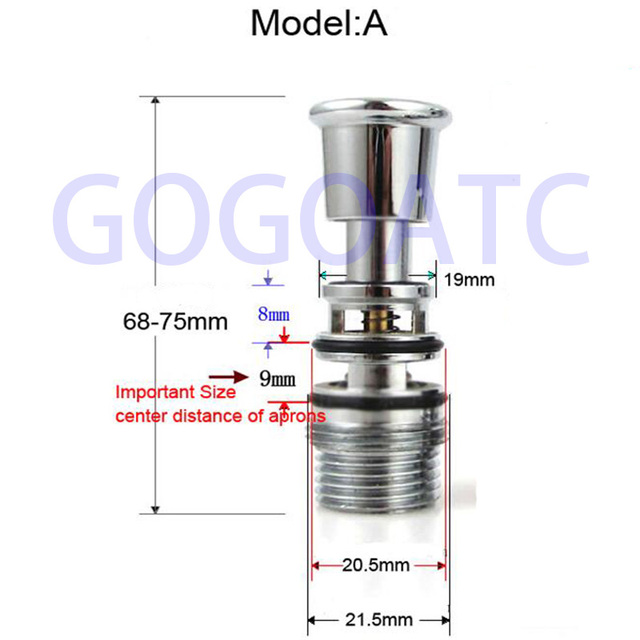 Surface mounted shower switching valve springtype water diversion core Triple bathtub faucet