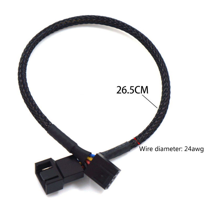 4 Pin PWM Fan Motherboard Connector PWM Extension Cable CPU Fan