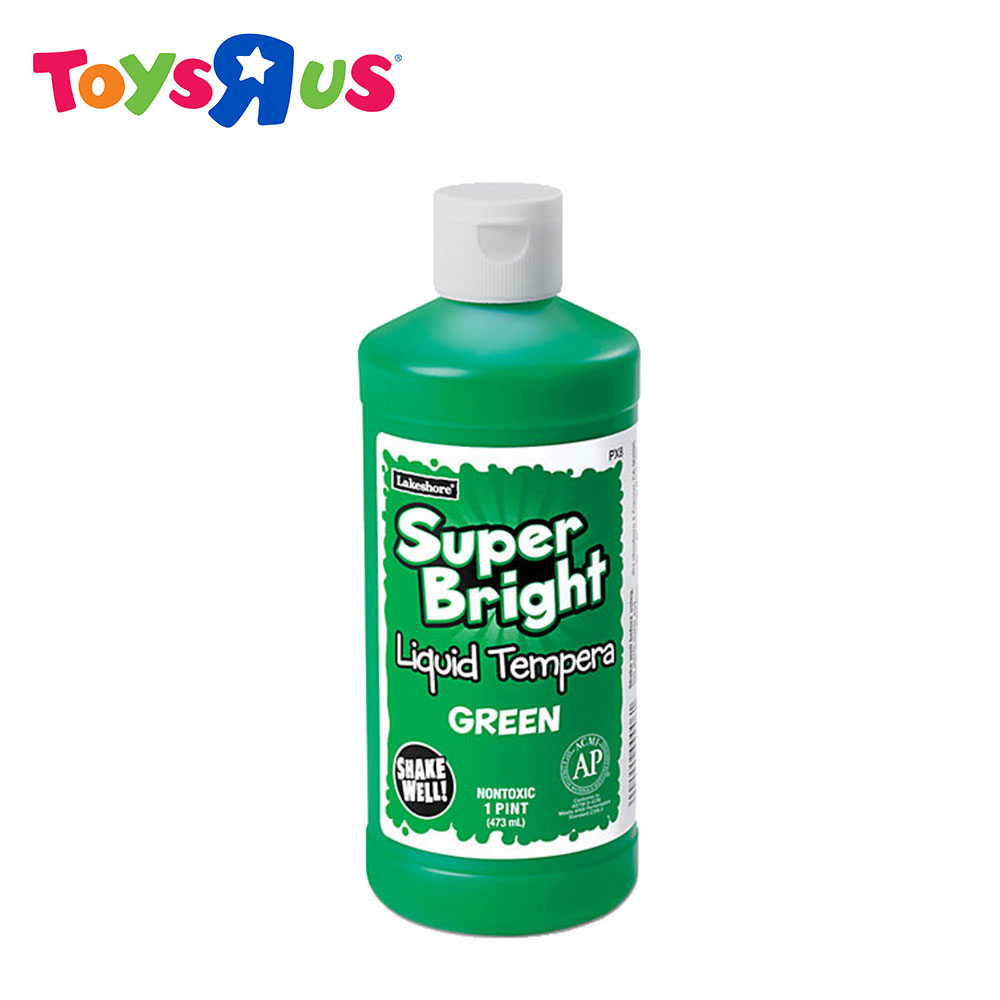 Lakeshore Super Bright Liquid Tempera Paint (Green) Lazada PH