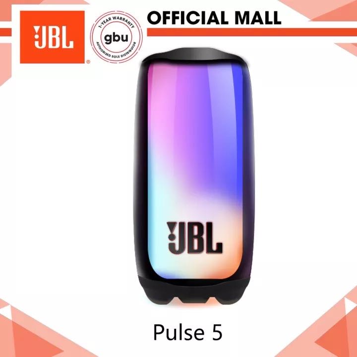 JBL Pulse 5 New Wireless Bluetooth Speaker Portable Bass Pulse5 Stereo  Speaker with LED Light Show Party