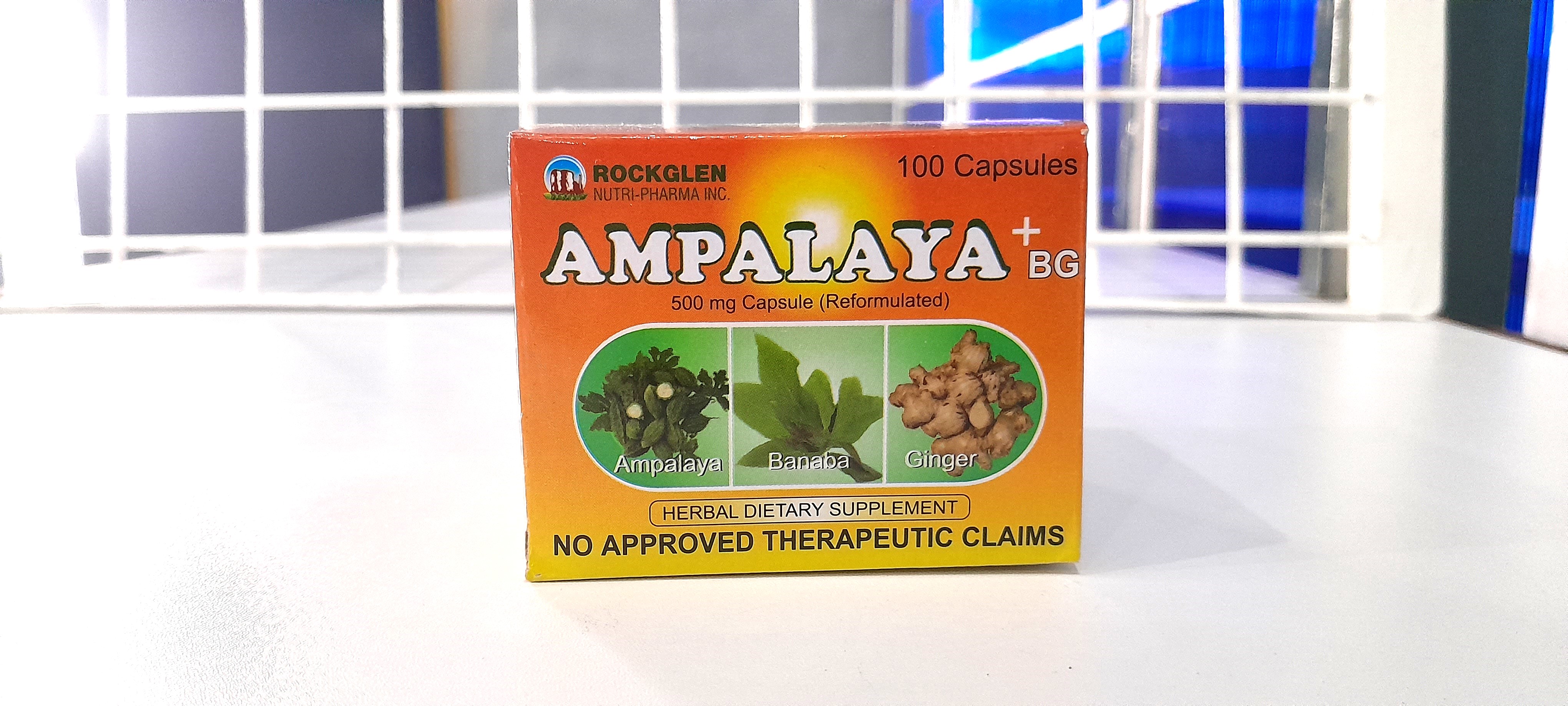 Rockglen Ampalaya Plus Banaba And Ginger 500mg (100 Capsules) Lazada PH
