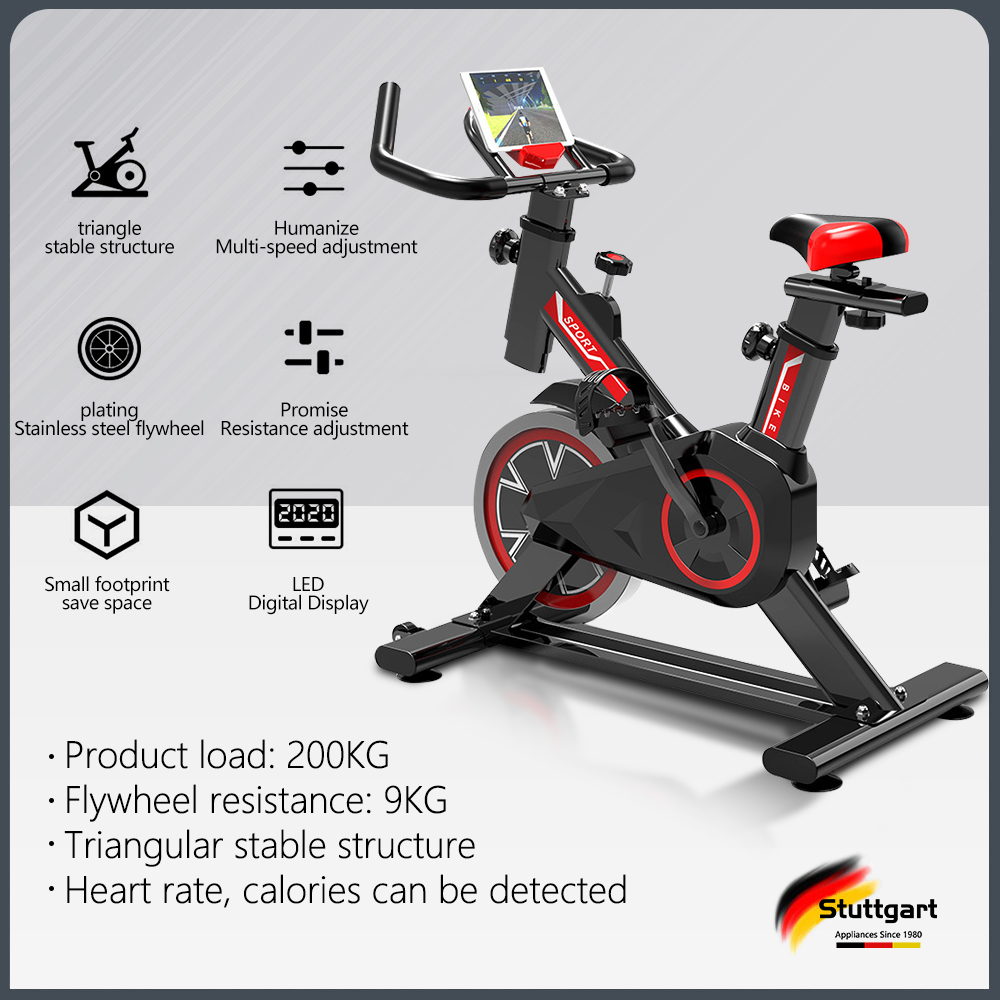 Newly upgraded exercise bikes, spinning bikes with 11KG flywheel resistance, executive bikes