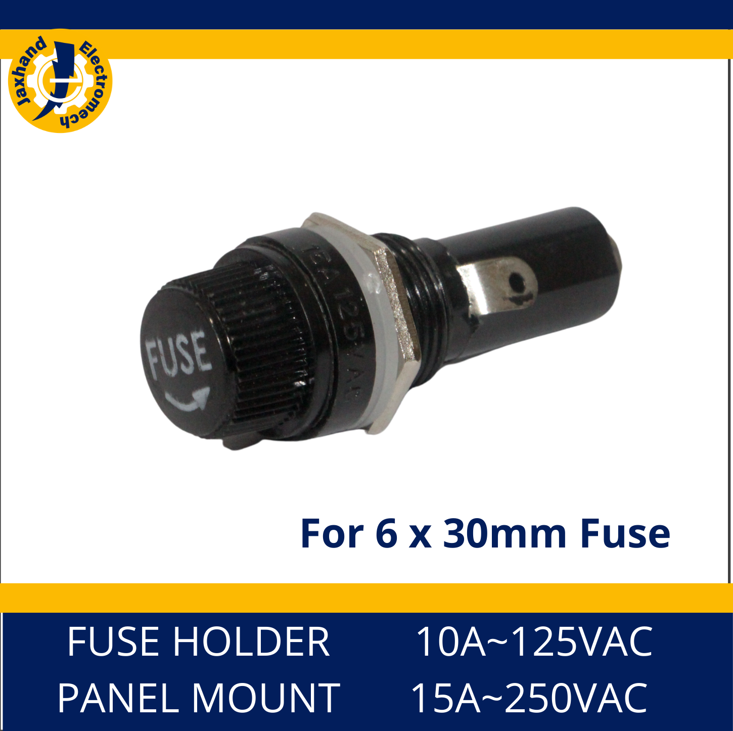 2PCS Fuse Holder Panel Mount for Glass Fuse 10A250V Lazada PH