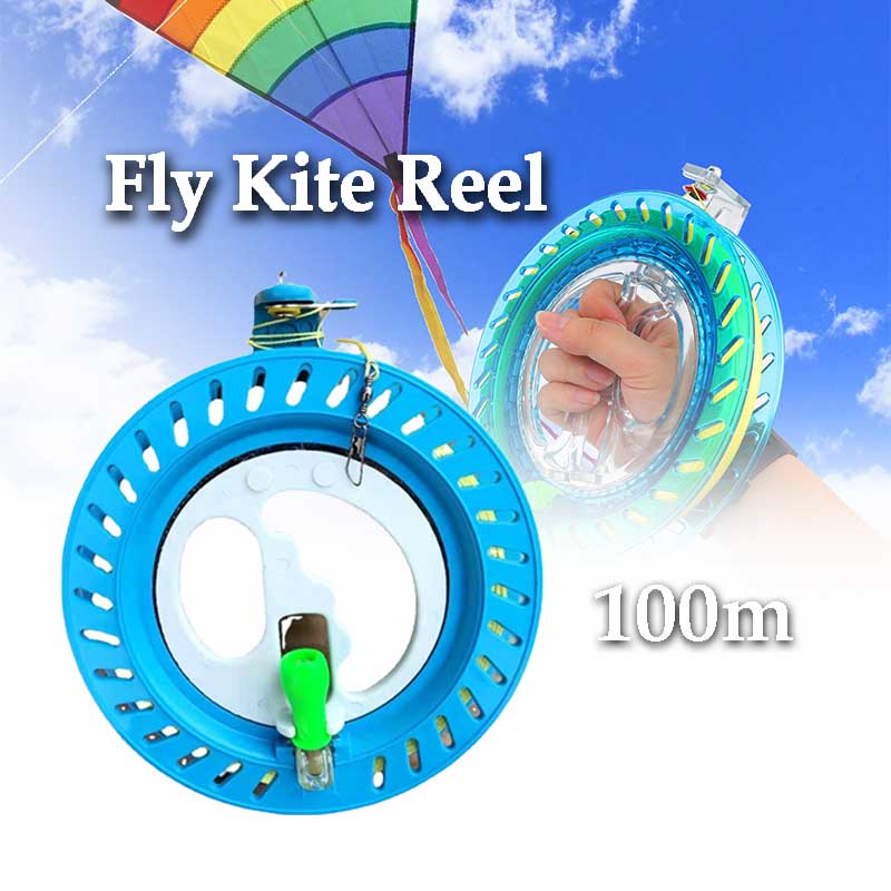 Kite Reel / Winder Wheel / Kite Flyer Handle With 100M Wheel Line