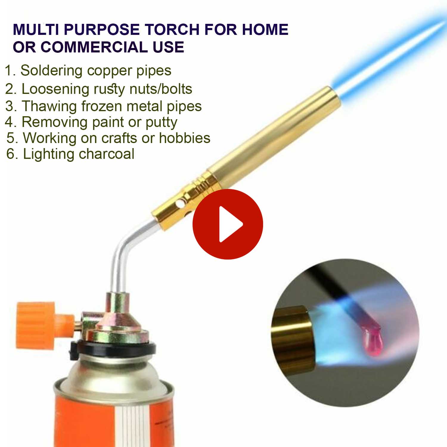 Butane Gas Torch Ignition Brazing Blow Gun Torch Lazada PH