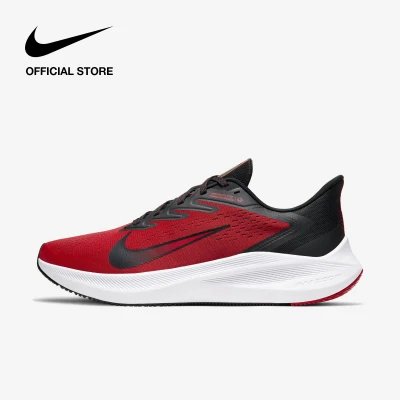 Original Nike Running Shoes For Men -Red Black ZOOM WINFLO Shoes In stock