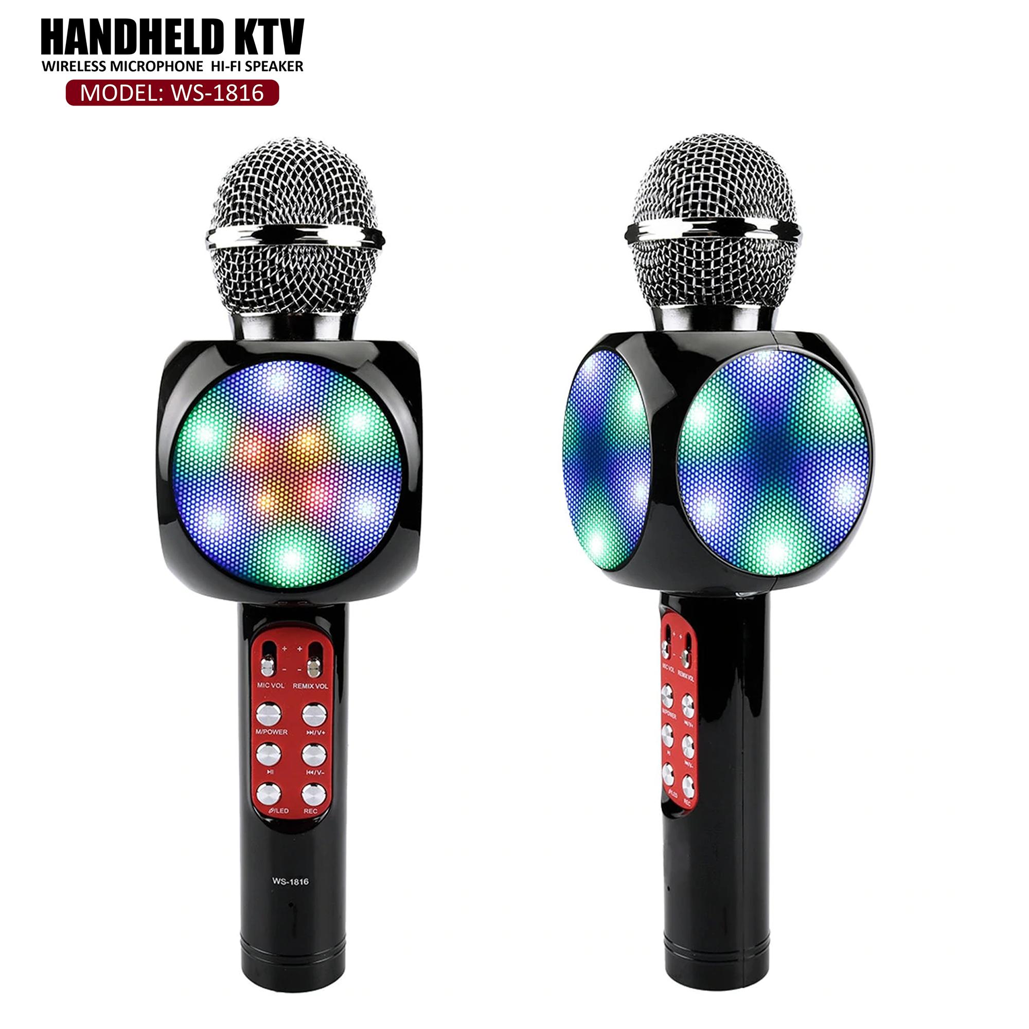 LHR WS1816 Portable Handheld KTV Wireless Bluetooth Microphone HiFi