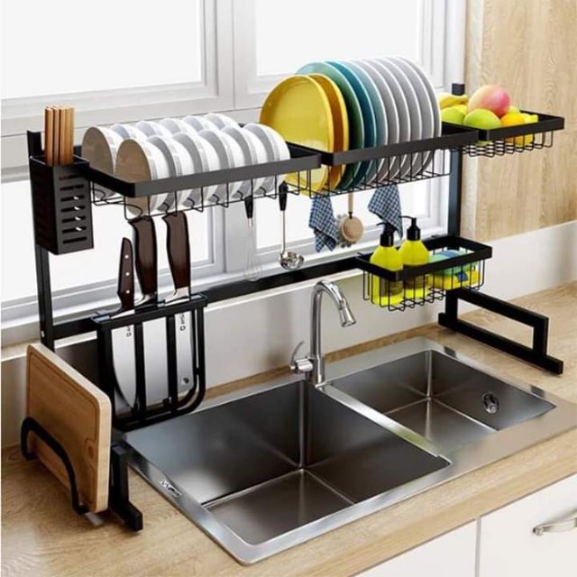 Fired Up Ent Dish Drying Rack Over Sink Dish Cabinet Drainer Over