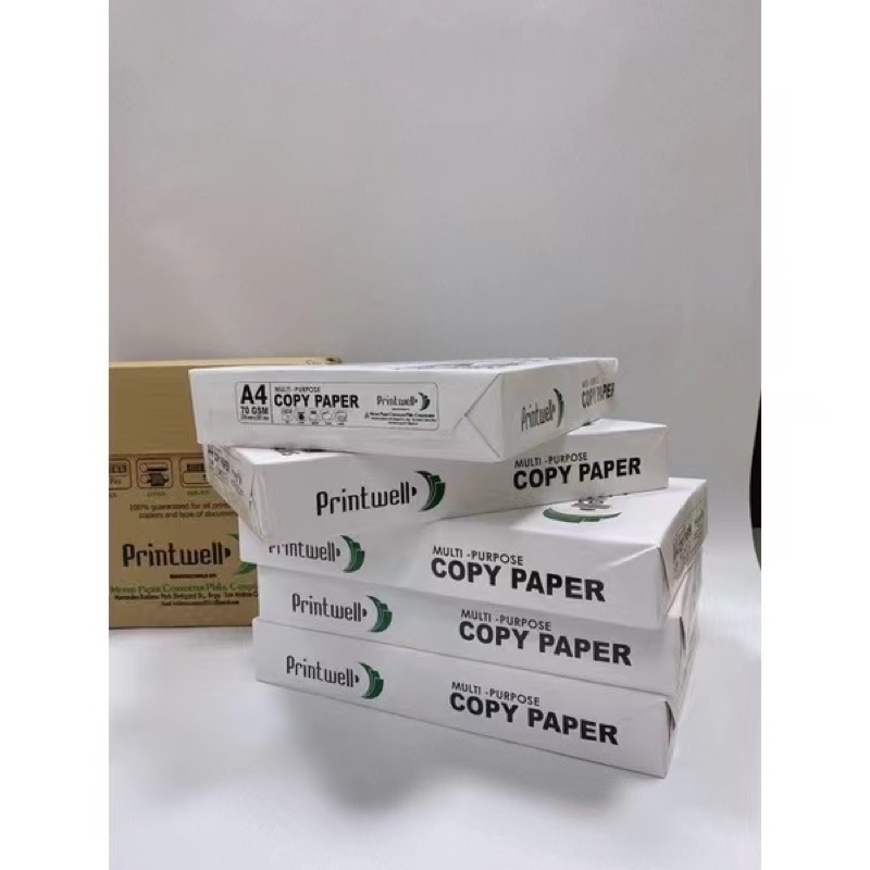 Printwell Multipurpose Copy Paper A4 Size Bond Paper Per Ream 500
