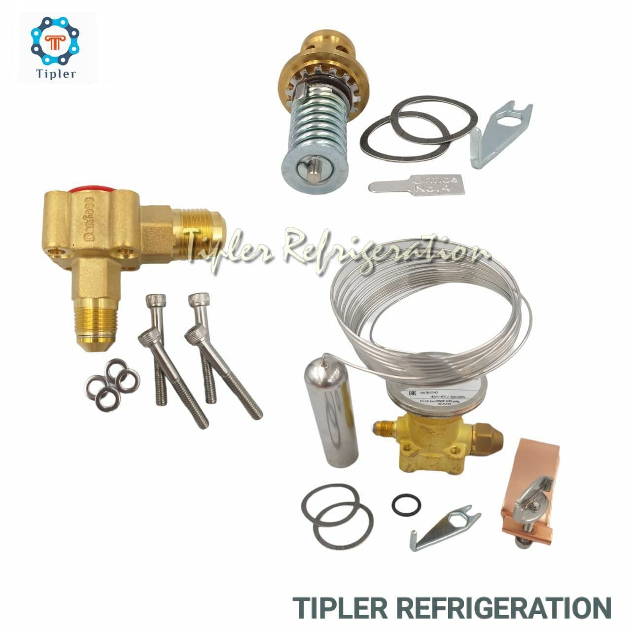 Thermostatic Expansion Valve TE5 (067B3342) with Orifice 4 and 1/2 x 5/
