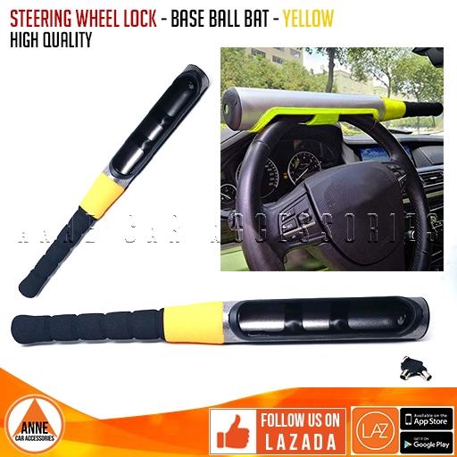 as described Orange Generic Antitheft Security Lock Steering Wheel Baseball Bat Car Van 