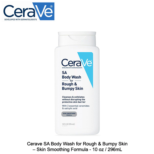Cerave SA Body Wash for Rough & Bumpy Skin Skin Smoothing Formula