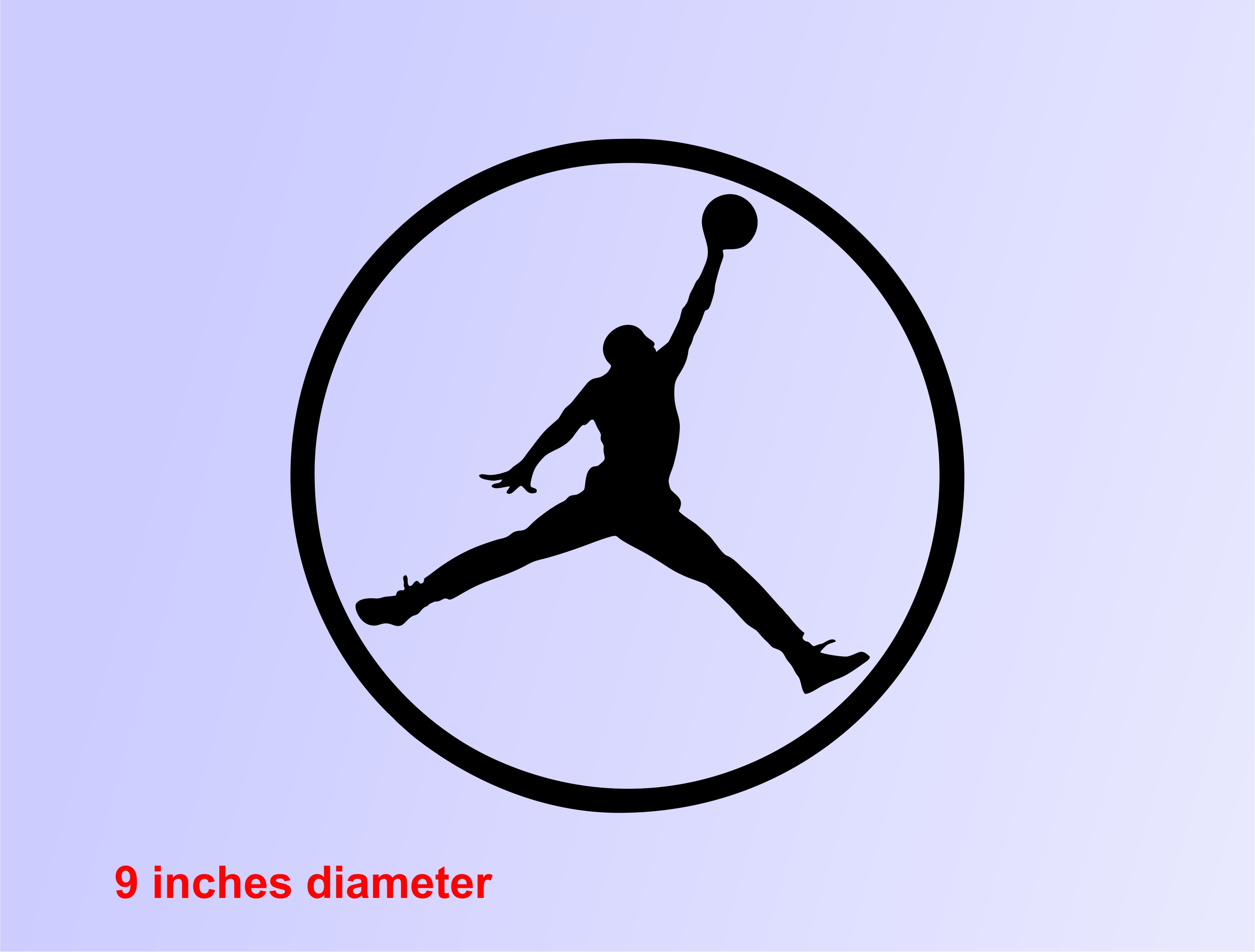Michael Jordan Vinyl Decal Sticker Basketball MJ NBA Jumpman Car Window