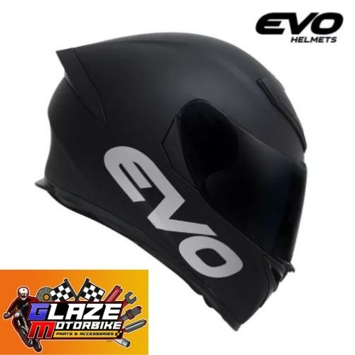 EVO Helmet GSX3000 v2 Matte Black Full Face Dual Visor Lazada PH