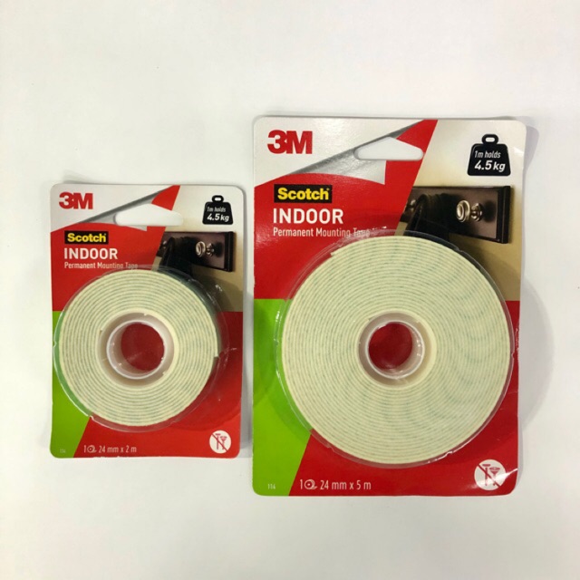 3M Scotch Indoor Permanent Mounting Tape Lazada PH