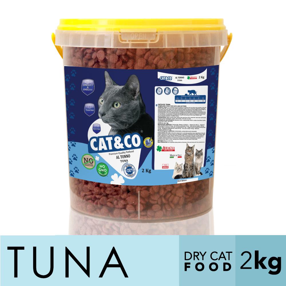 Cat & Co Premium Cat Food TUNA 2kg Cat Foods dry cat food Lazada PH