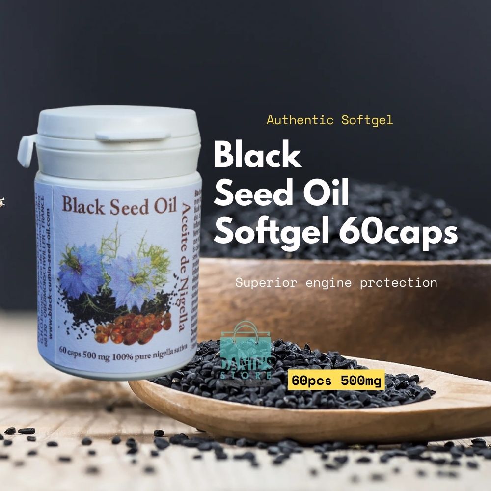Black Seed Oil Softgel Imported from France Black Seed Oil for Hair