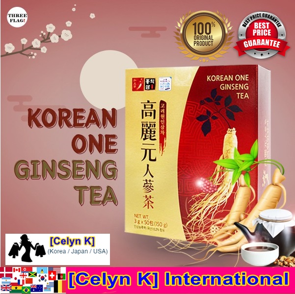 Korean Root Ginseng Tea K Food Health Food (3g X 50bags )Boost Immunity ...