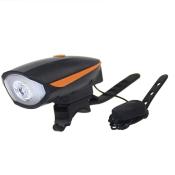 Bicycle Rechargeable Head Lights With Horn