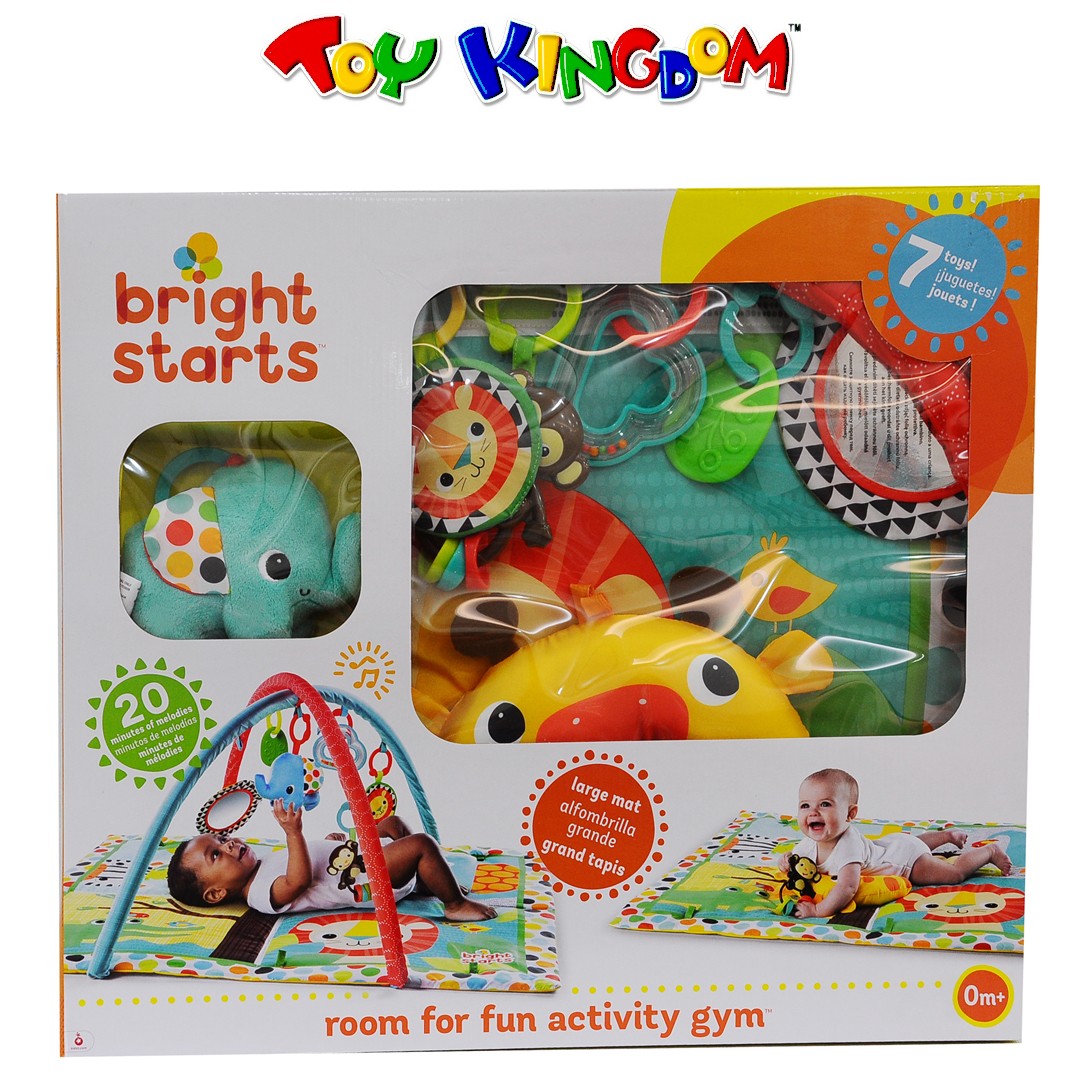bright starts birds and blooms activity gym