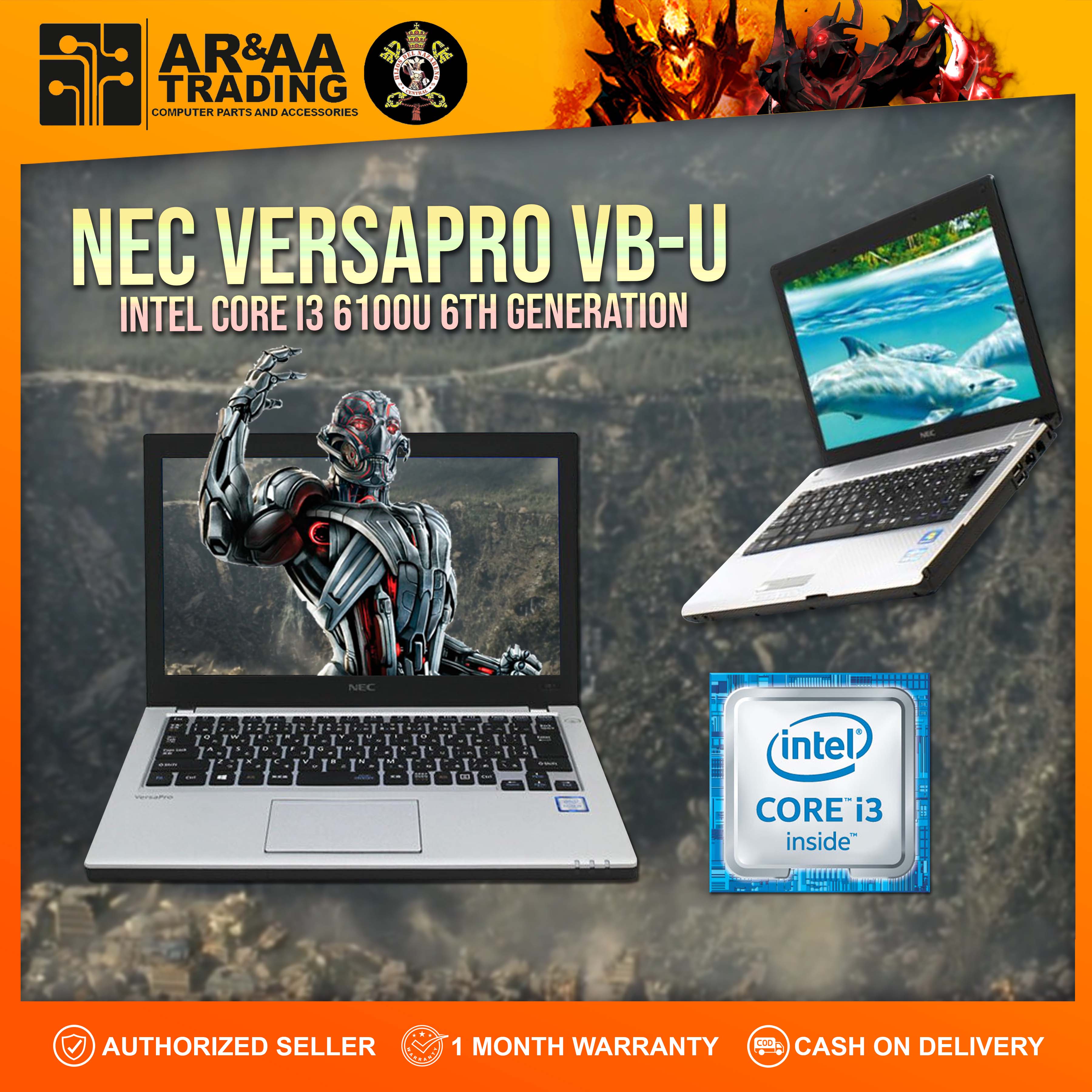 💻 Laptop NEC Versapro VB-U Intel Core i3 6100U 6th Gen 4GB DDR3