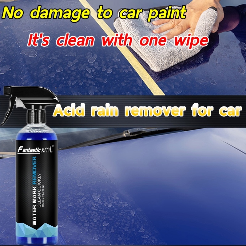 Remover stains Watermark and acid rain remover for car windshield and