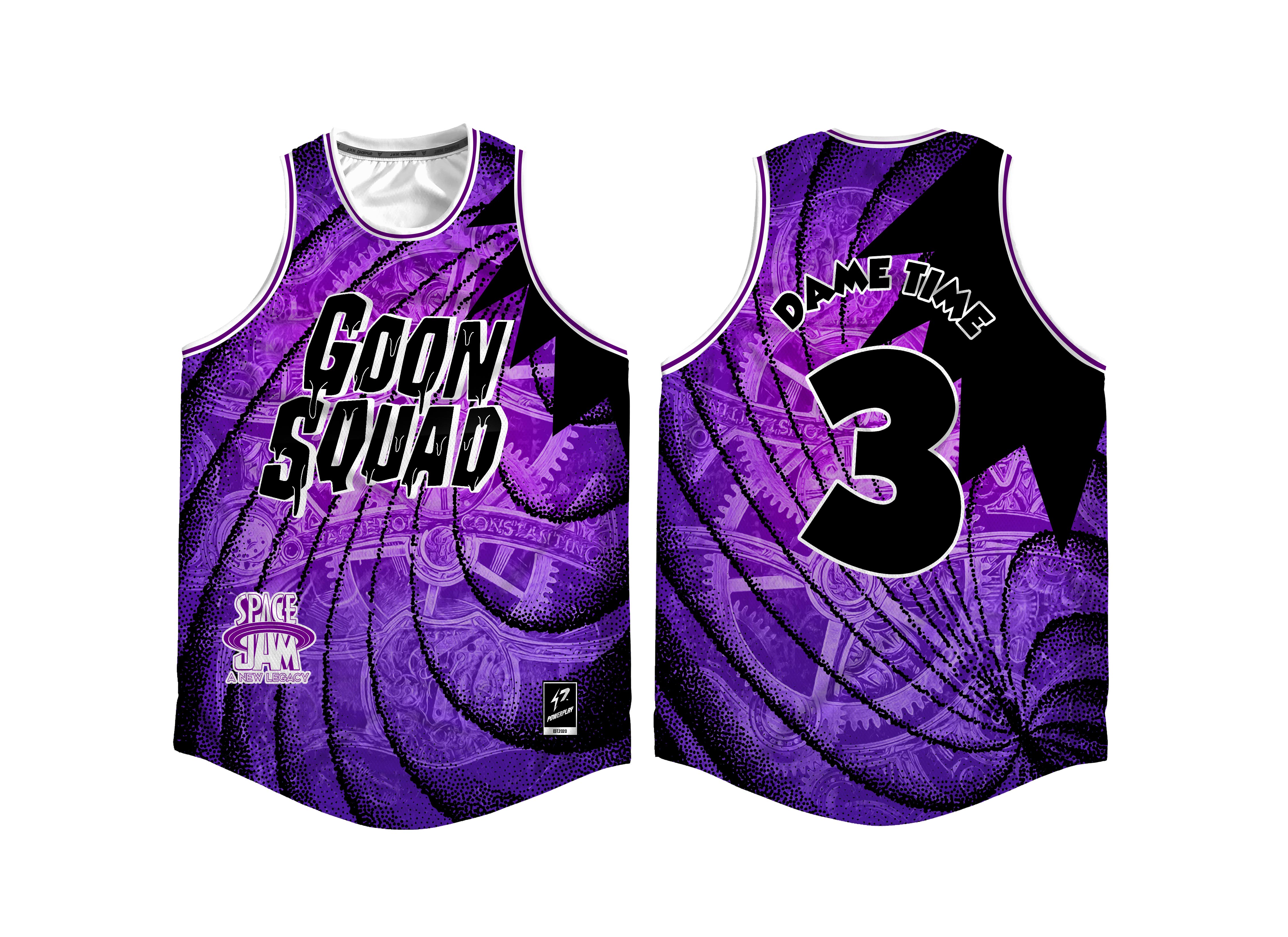 LeBron X Space Jam: A New Legacy 'Goon Squad' Jersey HYPER GRAPE/WOLF ...